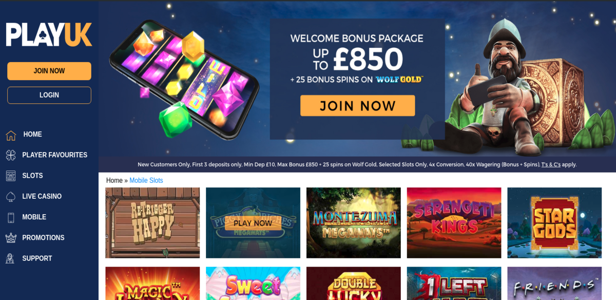 Playuk casino reviews