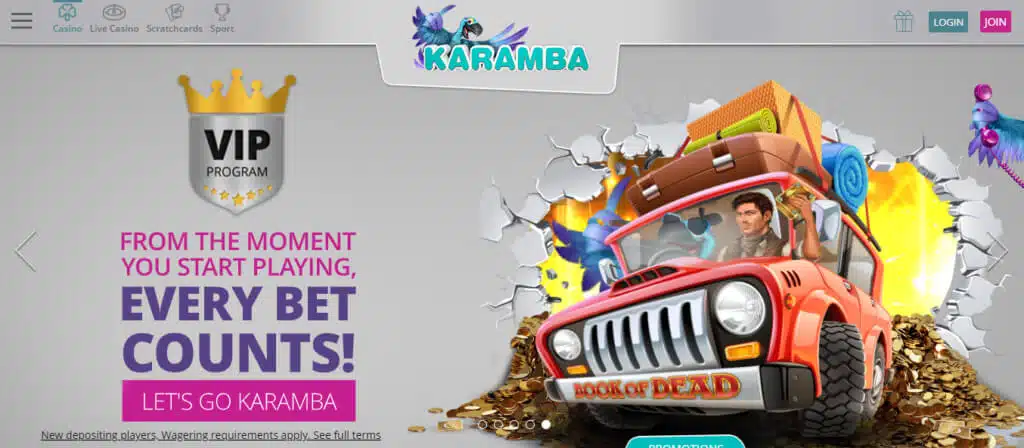 Karamba Casino Welcome Bonus