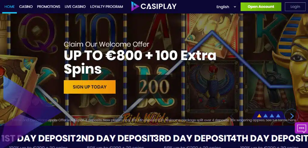Casiplay Casino Screenshot1